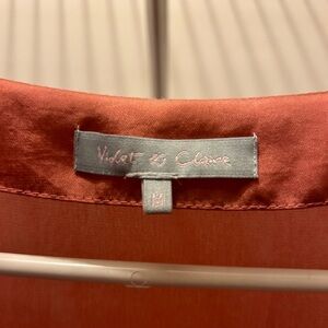 Cute  burnt orange blouse